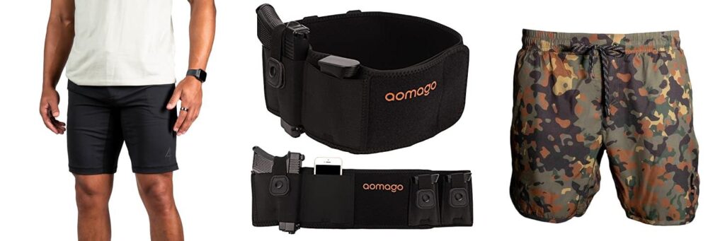 Concealed Carry Shorts combined image