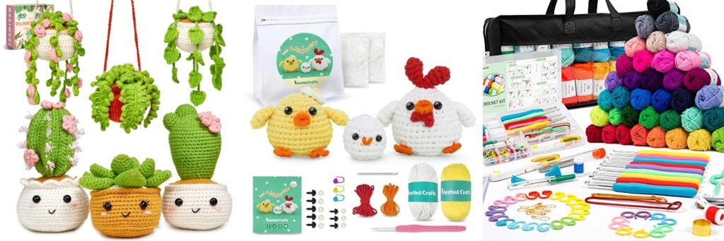 Crochet Subscription Box combined image