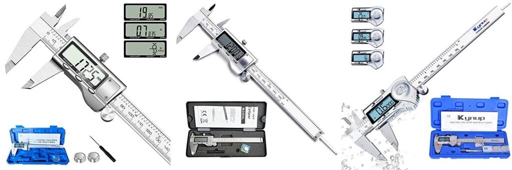 Digital Calipers For Machinist combined image