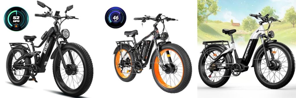 Dual Motor Ebike combined image