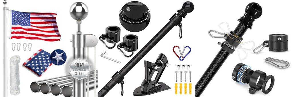 Flag Pole For High Winds combined image