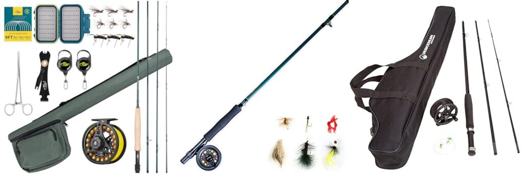 Fly Rod And Reel Combo combined image
