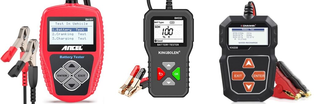 Golf Cart Battery Tester combined image
