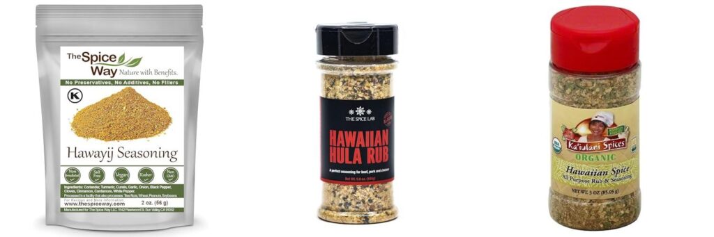Hawaiin Spices combined image