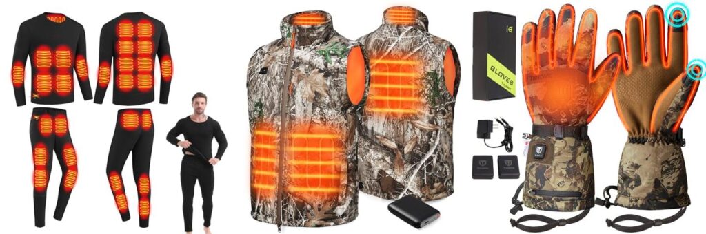 Heated Hunting Clothes combined image