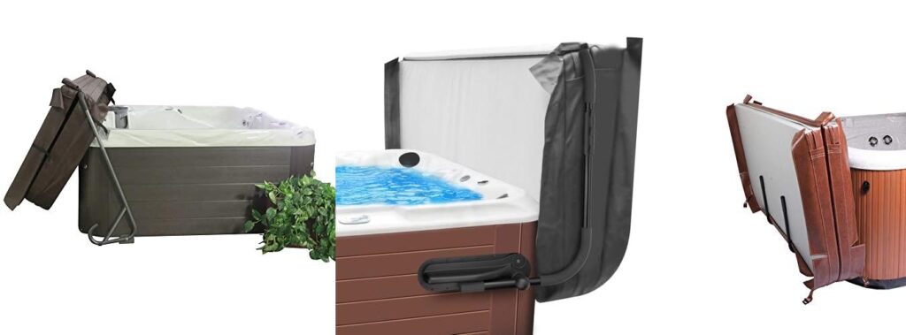 Hot Tub Cover Lifter combined image