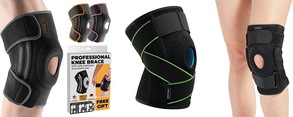 Knee Brace For Hyperextended Knee combined image