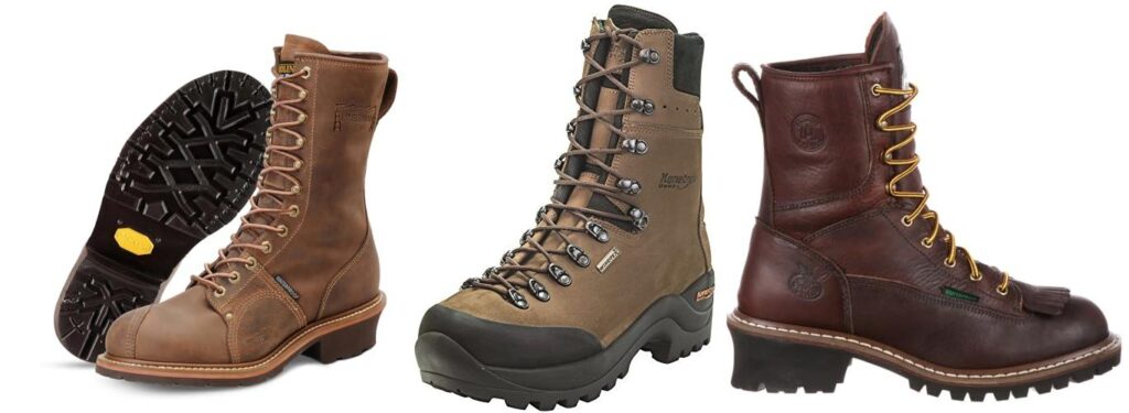 Lineman Boots Climbing combined image