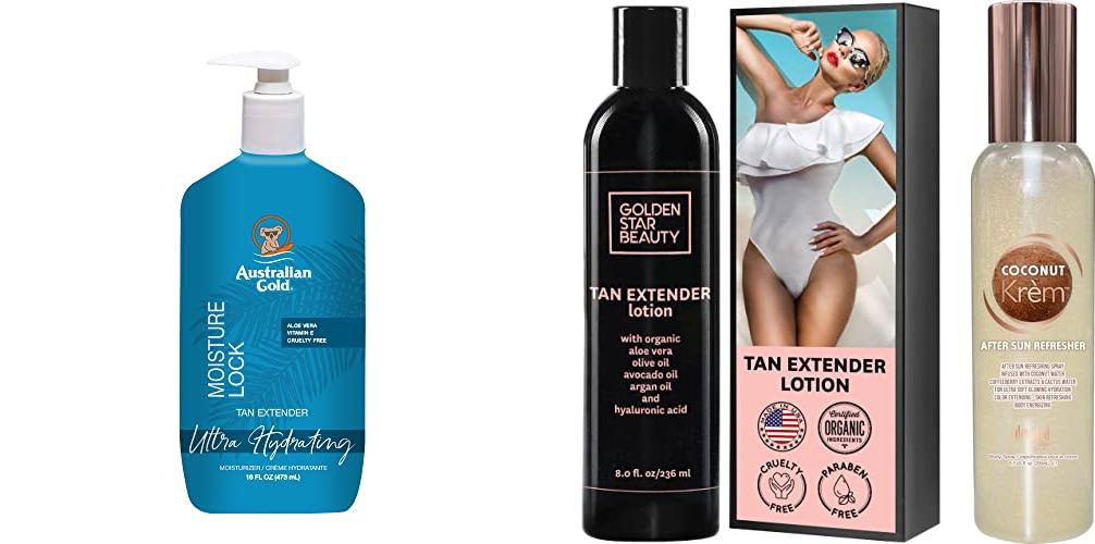 Lotion After A Spray Tan combined image