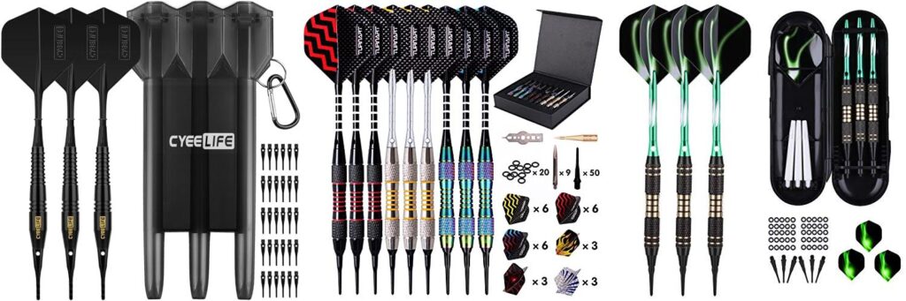 Rated Soft Tip Darts combined image