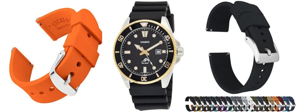 Rubber Strap Watches combined image