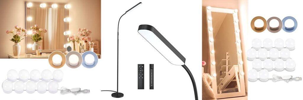 Salon Lighting combined image