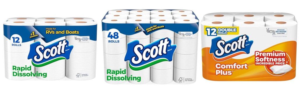Septic Toilet Paper combined image
