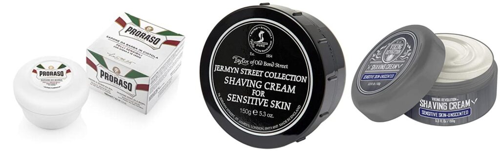 Shaving Soap For Sensitive Skin combined image