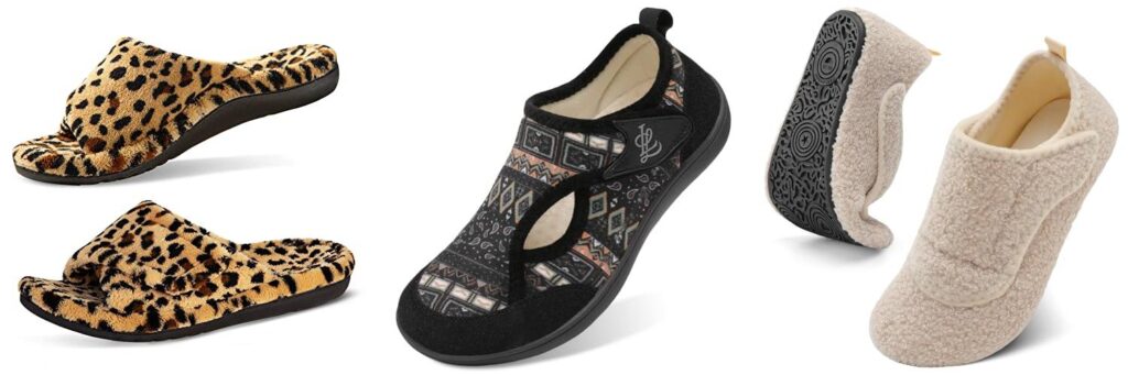 Slippers For Bunions combined image
