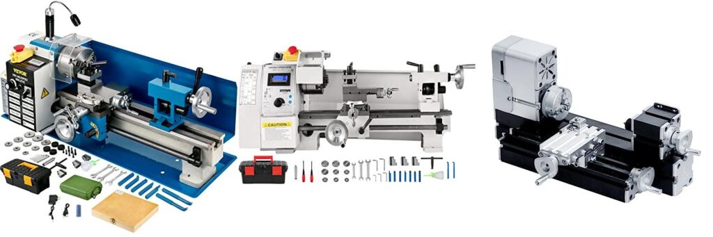 Small Metal Lathe combined image