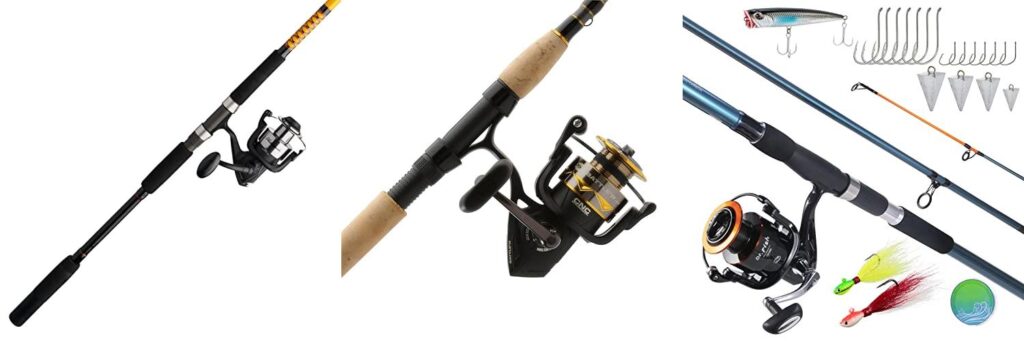 Surf Casting Rod Reel Combo combined image