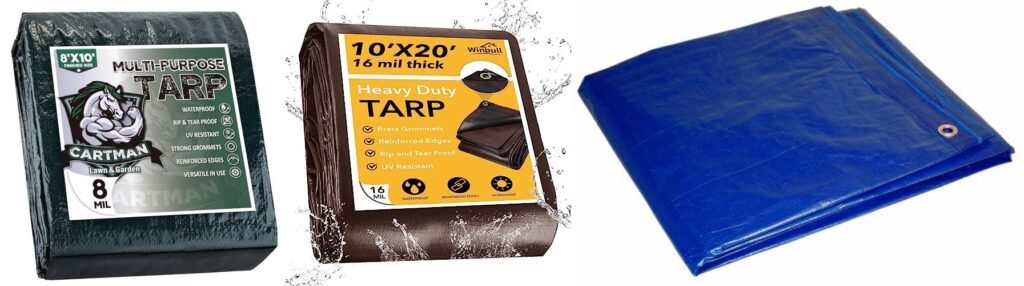 Tarp For Roof combined image