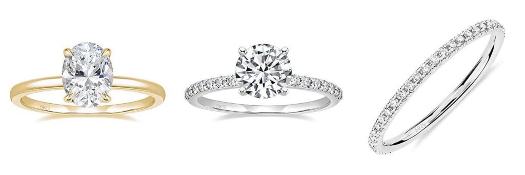 Temporary Engagement Ring combined image