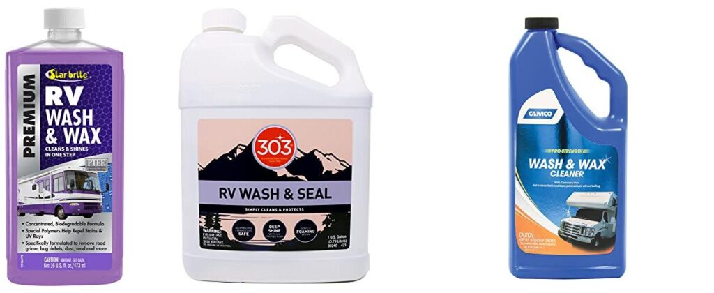 Wash Wax For Rv combined image