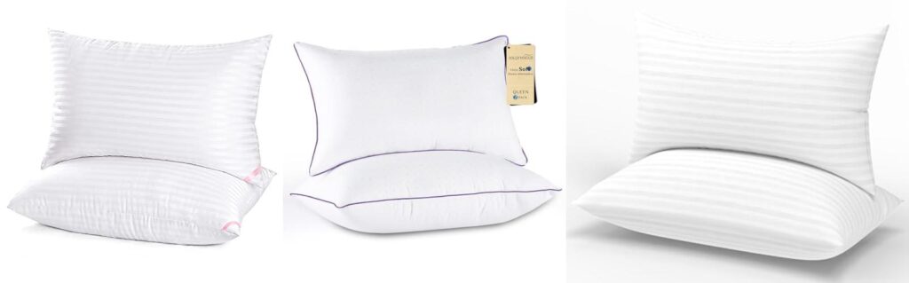 Affordable Pillows combined image