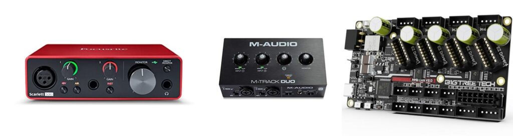 Top 5 Audio Interfaces: Reviews & The Best for Your Needs 2 Audio Interface combined image