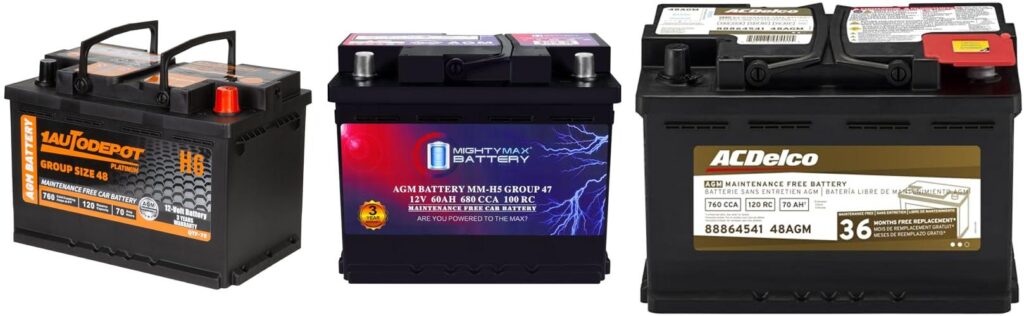 Automotive Batteries combined image