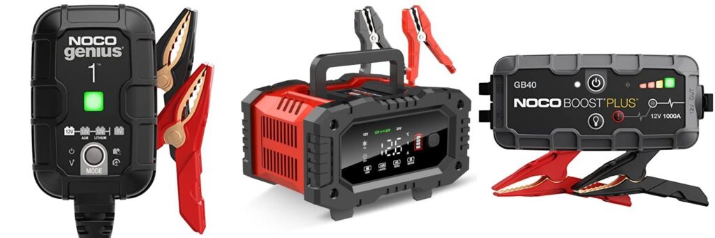 Battery Charger For Car combined image