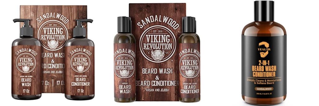 Beard Shampoo And Conditioner combined image