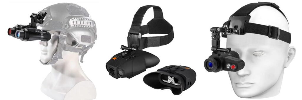 Budget Night Vision Goggles combined image
