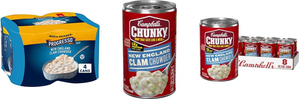 Canned Clam Chowder combined image