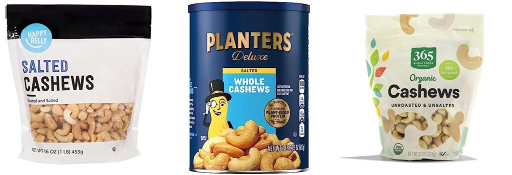 Top 5 Cashew Nuts: Flavor, Quality, & Nutritional Powerhouse 2 Cashew Nuts combined image