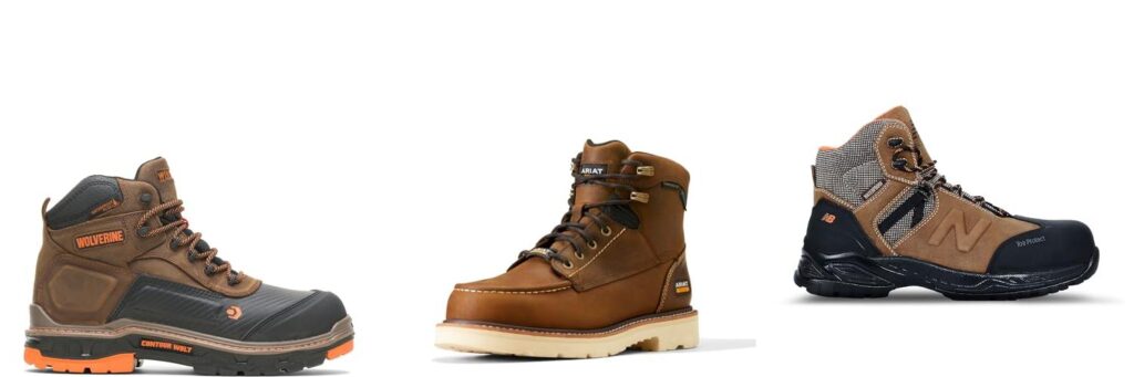 Composite Toe Work Boots combined image