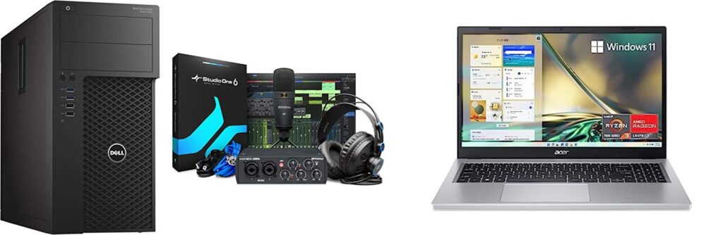 Top 5 Computers for Music Production: A Powerful Studio Guide 2 Computer For Music Production combined image