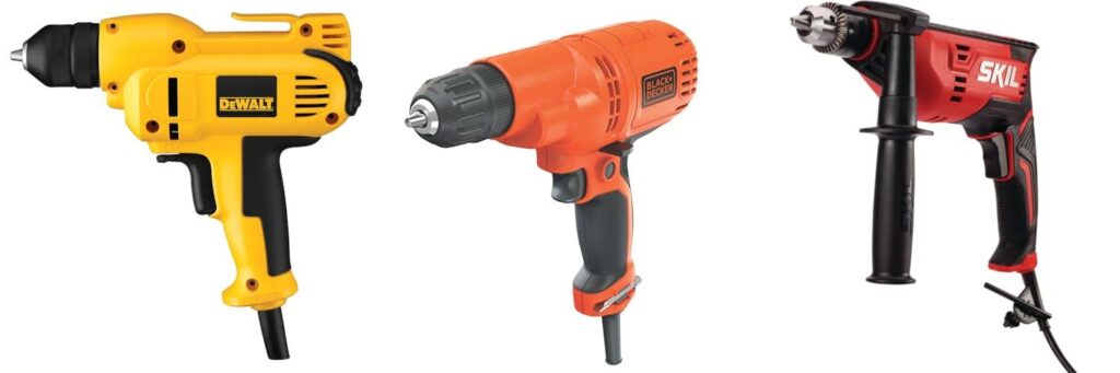 Corded Drill combined image