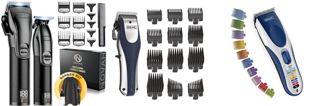 Cordless Clippers For Barbers combined image