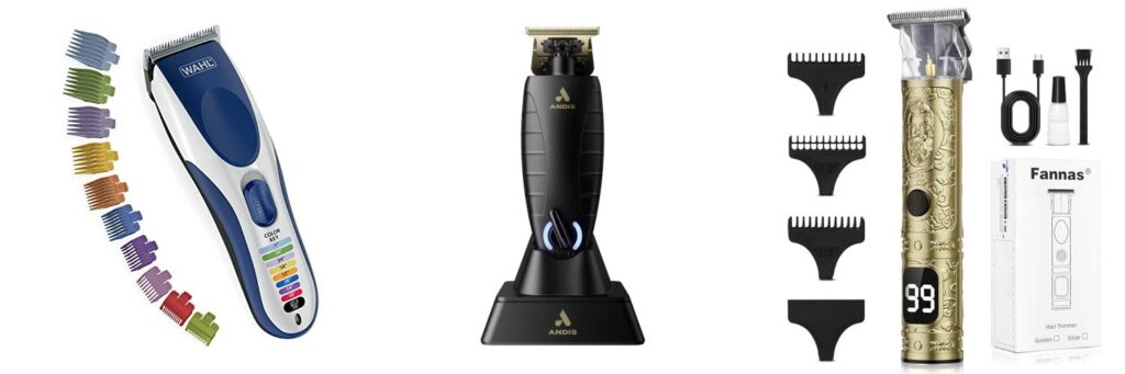 Cordless Trimmers For Barbers combined image