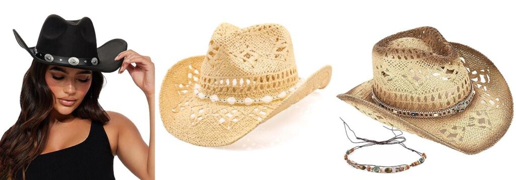 Cowgirl Hats combined image