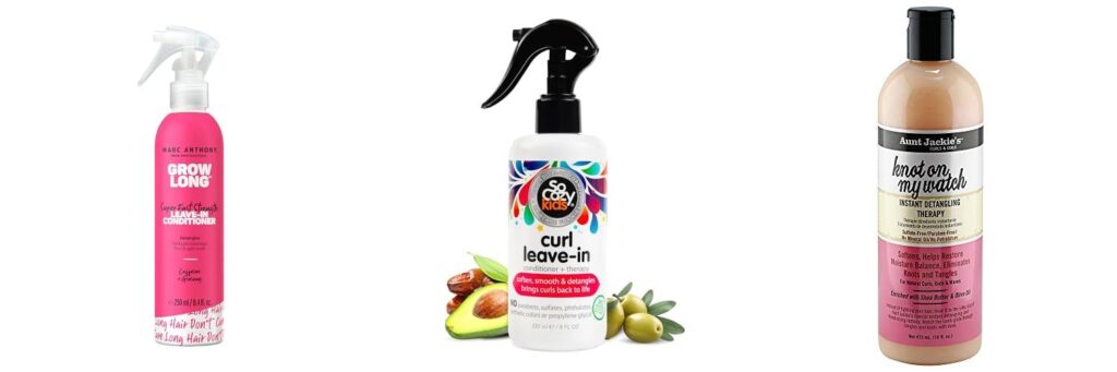 Detangler For Curly Hair combined image