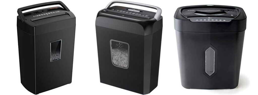 Domestic Paper Shredder combined image