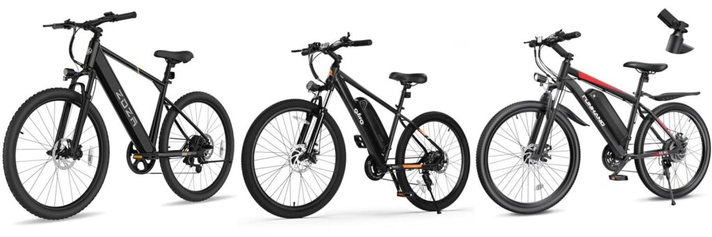 E Mountain Bike combined image