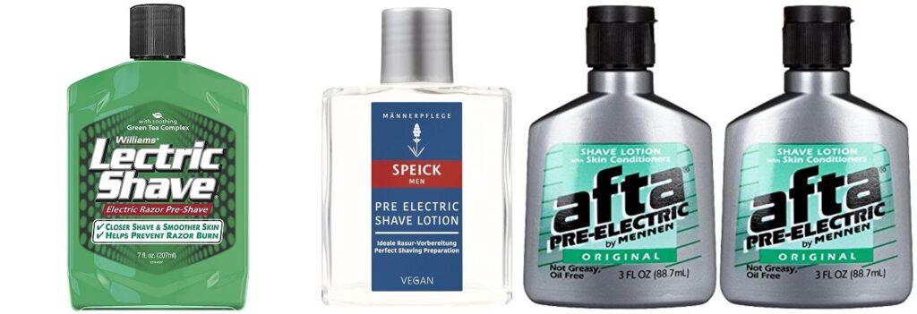 Electric Pre Shave combined image