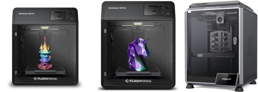 Enclosed 3D Printer combined image