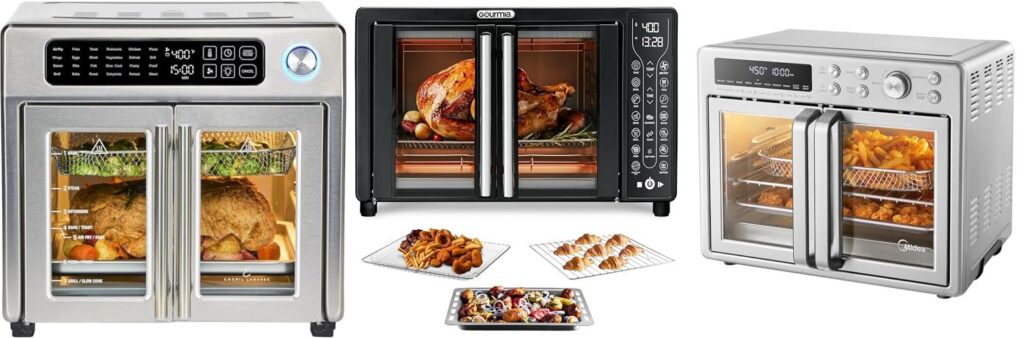 French Door Air Fryer combined image