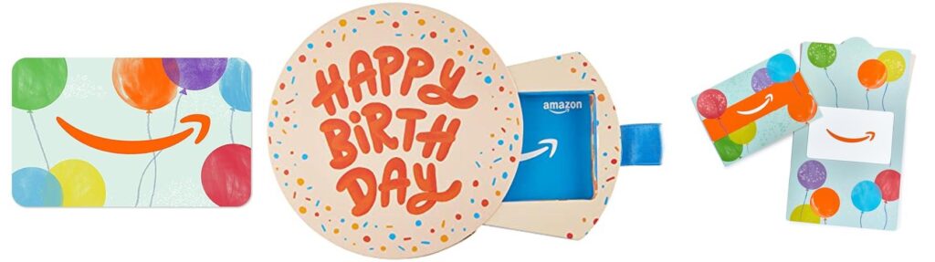 Gift Cards For Kids combined image