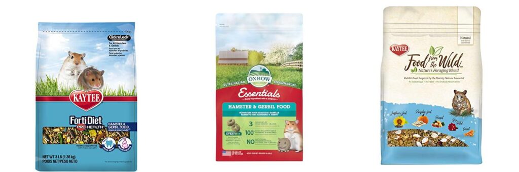 Hamster Food combined image