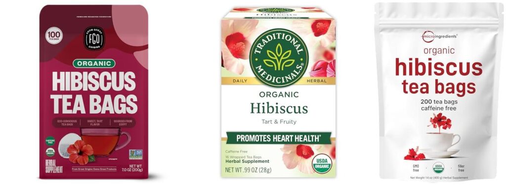 Hibiscus Tea combined image