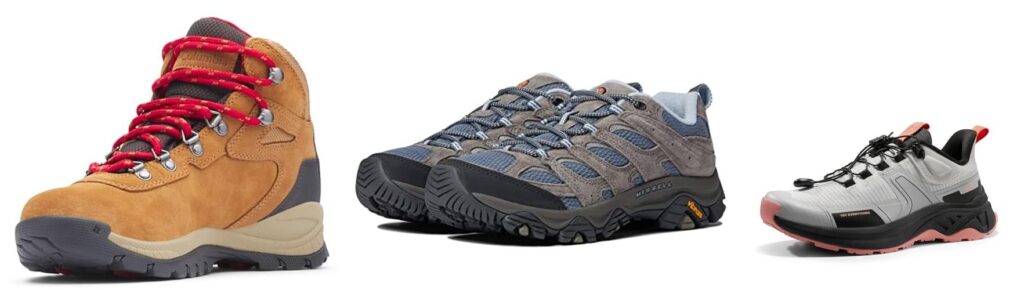 Hiking Shoes For Ladies combined image