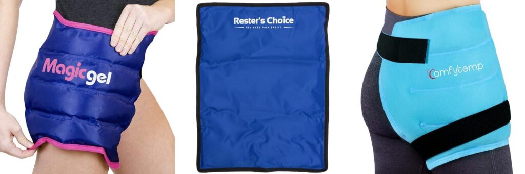 Ice Pack For Hip Surgery combined image