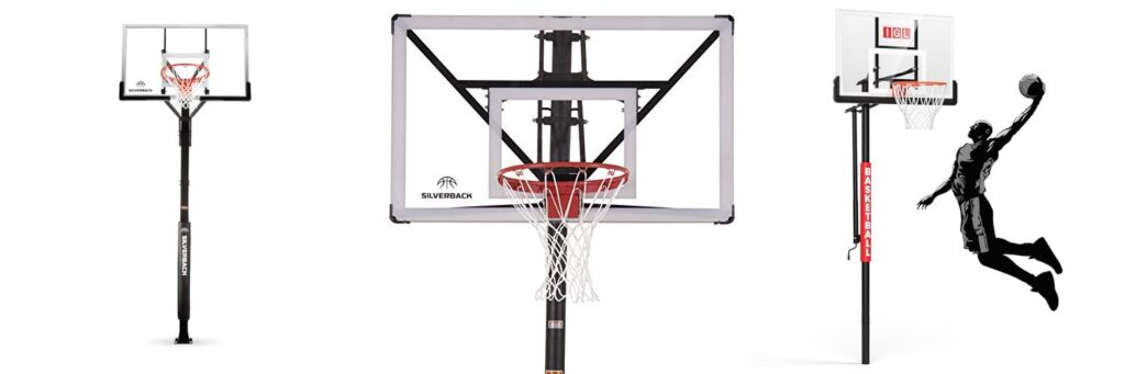 In Ground Basketball Hoop combined image